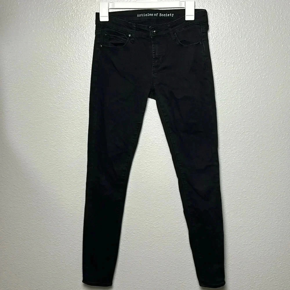 Articles of Society Black Denim Skinny Jeans